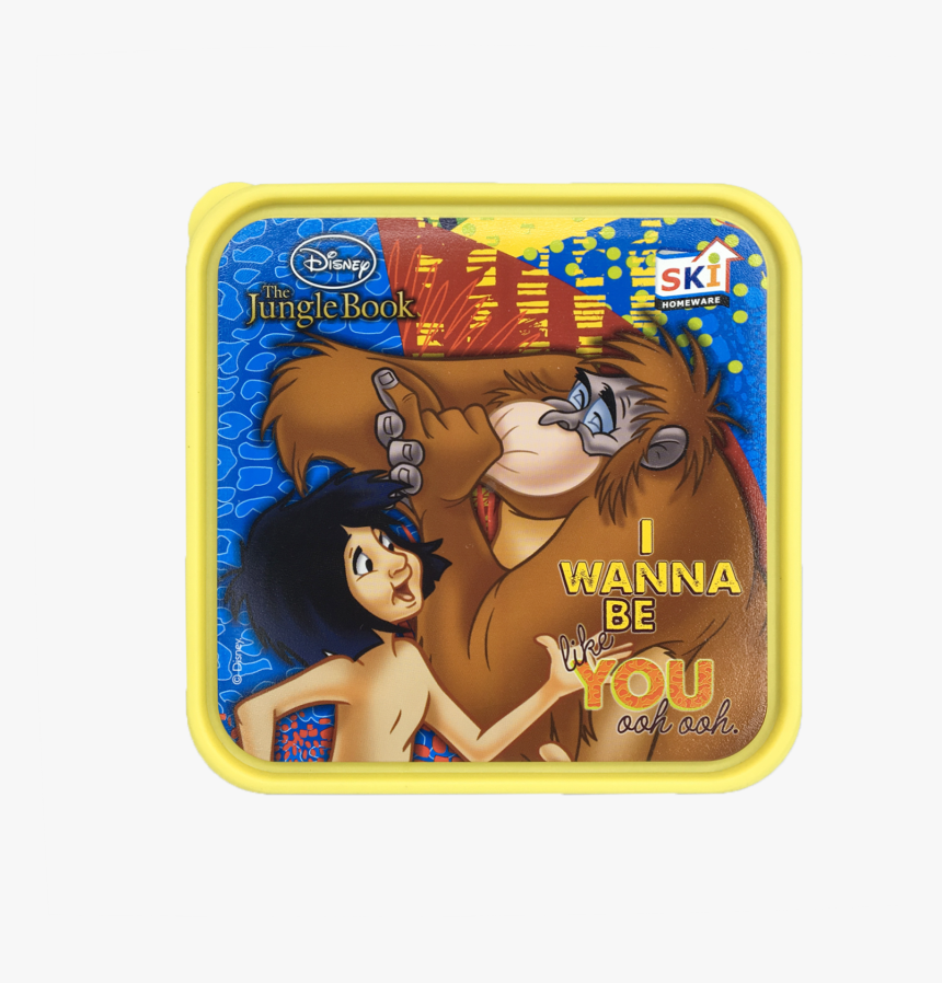 Funcart Yellow And Blue Rectangular The Jungle Book - Cartoon, HD Png Download