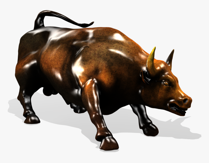 Charging Bull , Png Download - Bull New York Png, Transparent Png