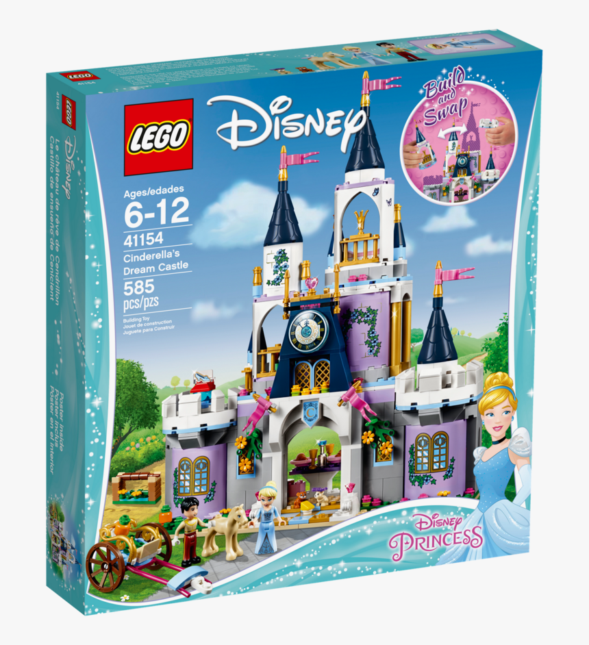 Lego Cinderella Dream Castle - Lego 41154, HD Png Download