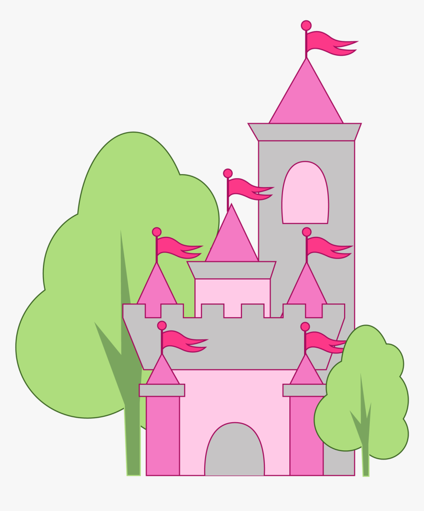 Free Castle Clip Art Free - Princess Castle Cartoon Clipart, HD Png Download