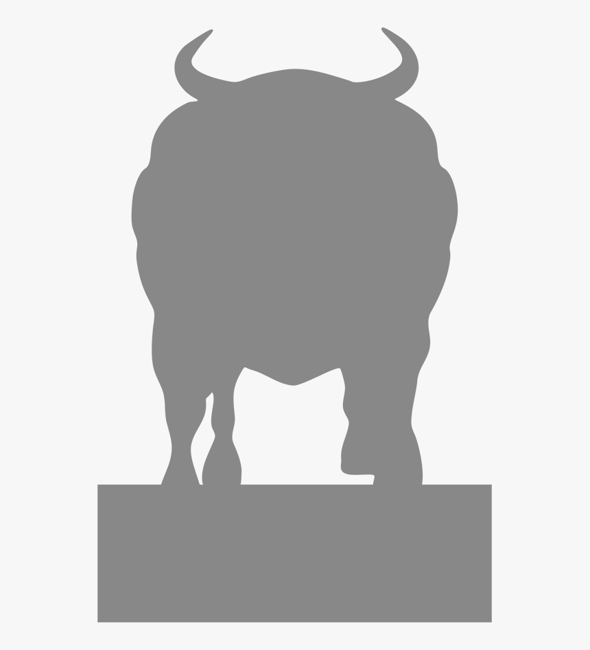 Bull Charging - Bison - Bison, HD Png Download