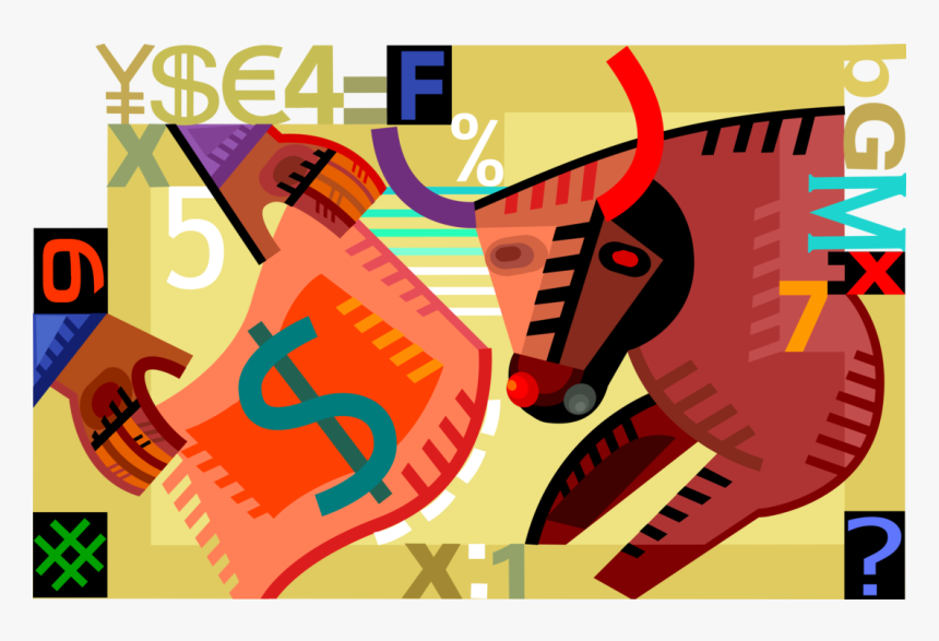 Vector Illustration Of Businessman Matador Tames Charging - Poster, HD Png Download