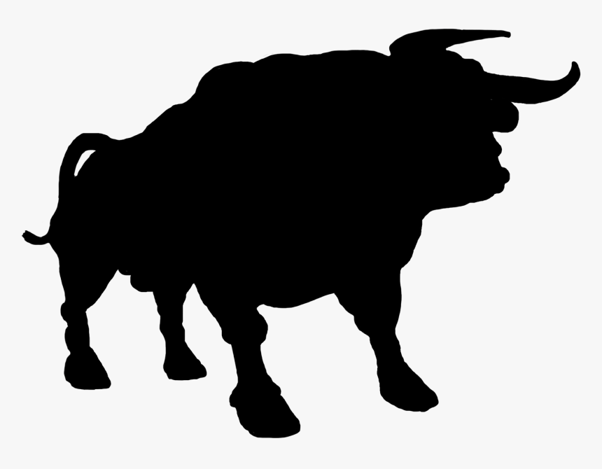 Bull Silhouettes, HD Png Download