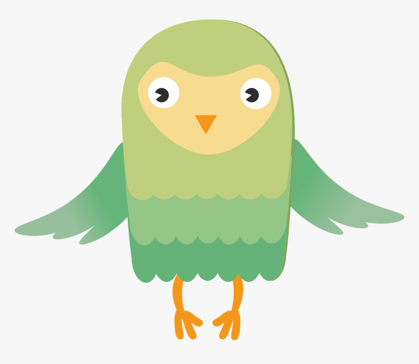 Owl Bird Green Free Picture - Pillow Designs For Kids, HD Png Download