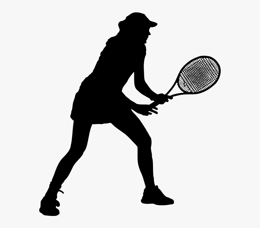 Check Out This Girls Tennis Summer Camp 2018 Flyer - Tennis Player Silhouette Png, Transparent Png