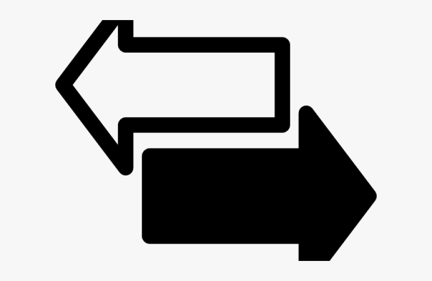 Right Clipart Black And White - Icon, HD Png Download