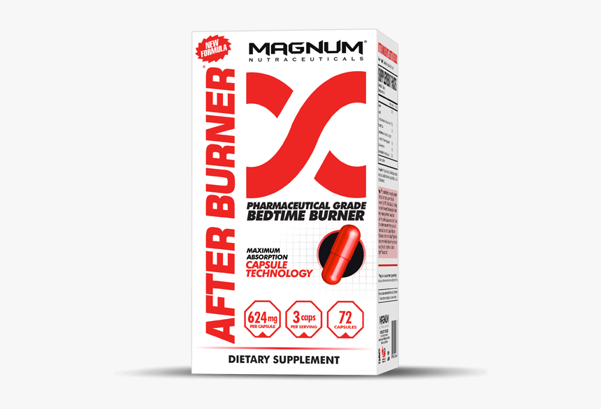 Magnum After Burner 72 Capsules - Magnum Afterburner, HD Png Download