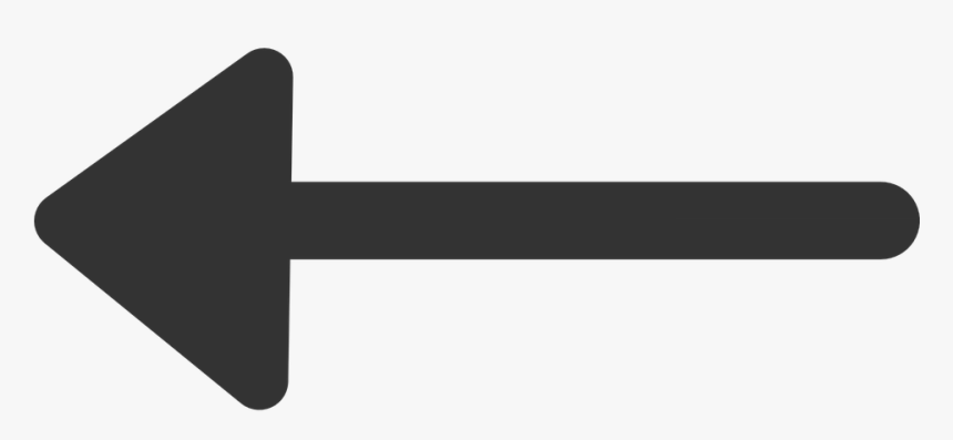 Arrow, Left, Back, Direction, Symbol, Pointer - Left Arrow Clipart, HD Png Download