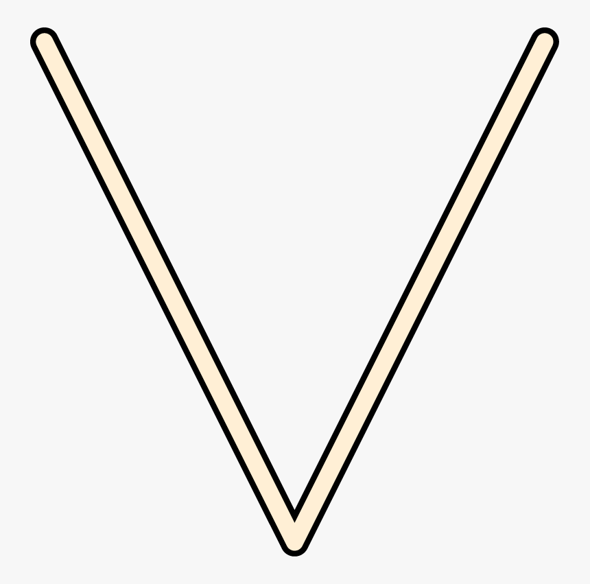 Thin White Arrow Down Transparent - Slim Gray Arrow Down Icon Png, Png Download