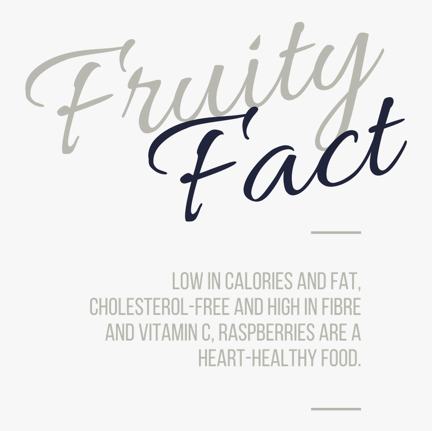 Fruity Fact Raspberry - Calligraphy, HD Png Download