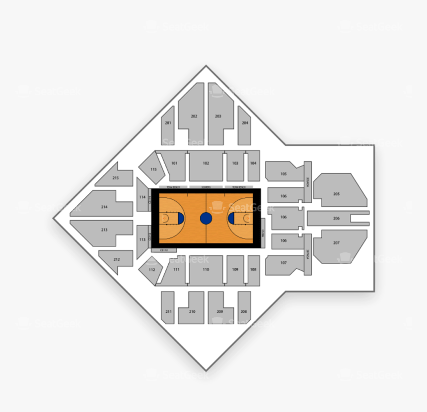 Villanova Wildcats Women S Basketball , Png Download - Floor Plan, Transparent Png