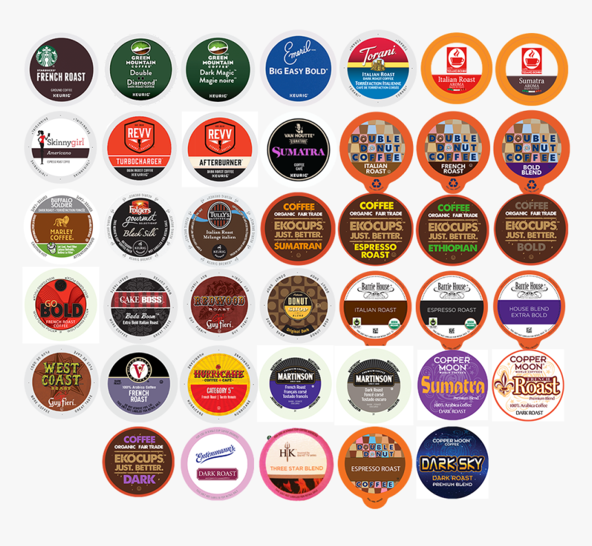 Extra Bold & Dark Roast Coffee Single Serve Cups/k - Superhero Bottle Cap Images Free, HD Png Download