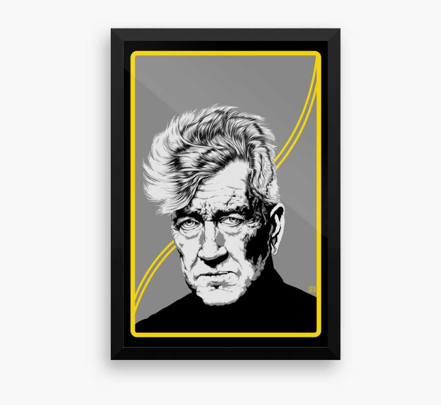 David Lynch Framed Poster - Illustration, HD Png Download