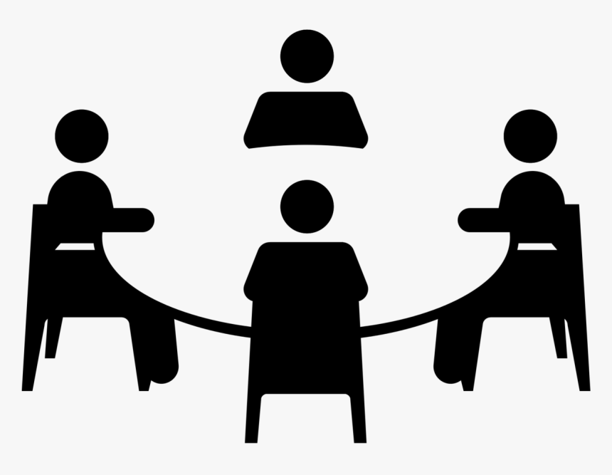 Silhouette Meeting At Getdrawings - Meeting Png, Transparent Png