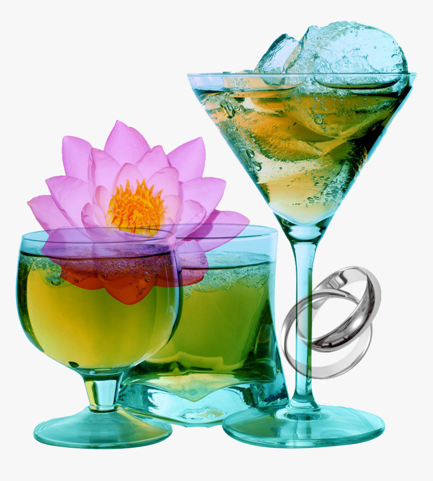 Cocktail Blue Hawaii Martini Soft Drink Mojito - Do, HD Png Download