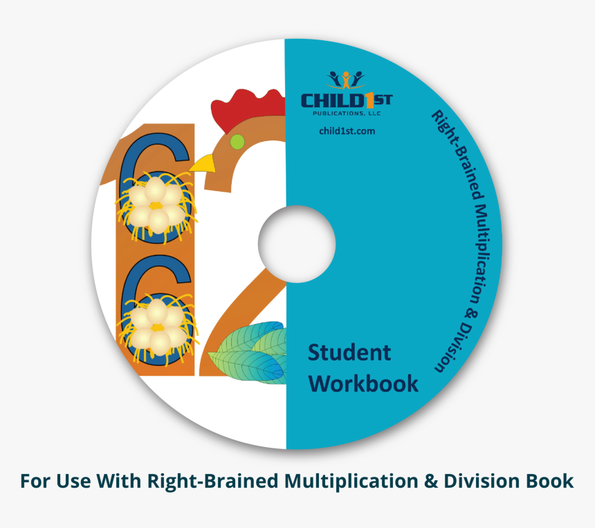 Right Brained Multiplication & Division Student Workbook - Circle, HD Png Download