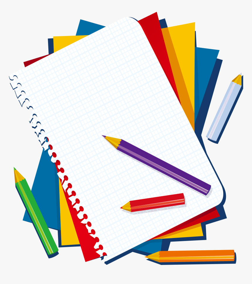 Transparent Pencil Clipart - Book And Pencil Clipart, HD Png Download