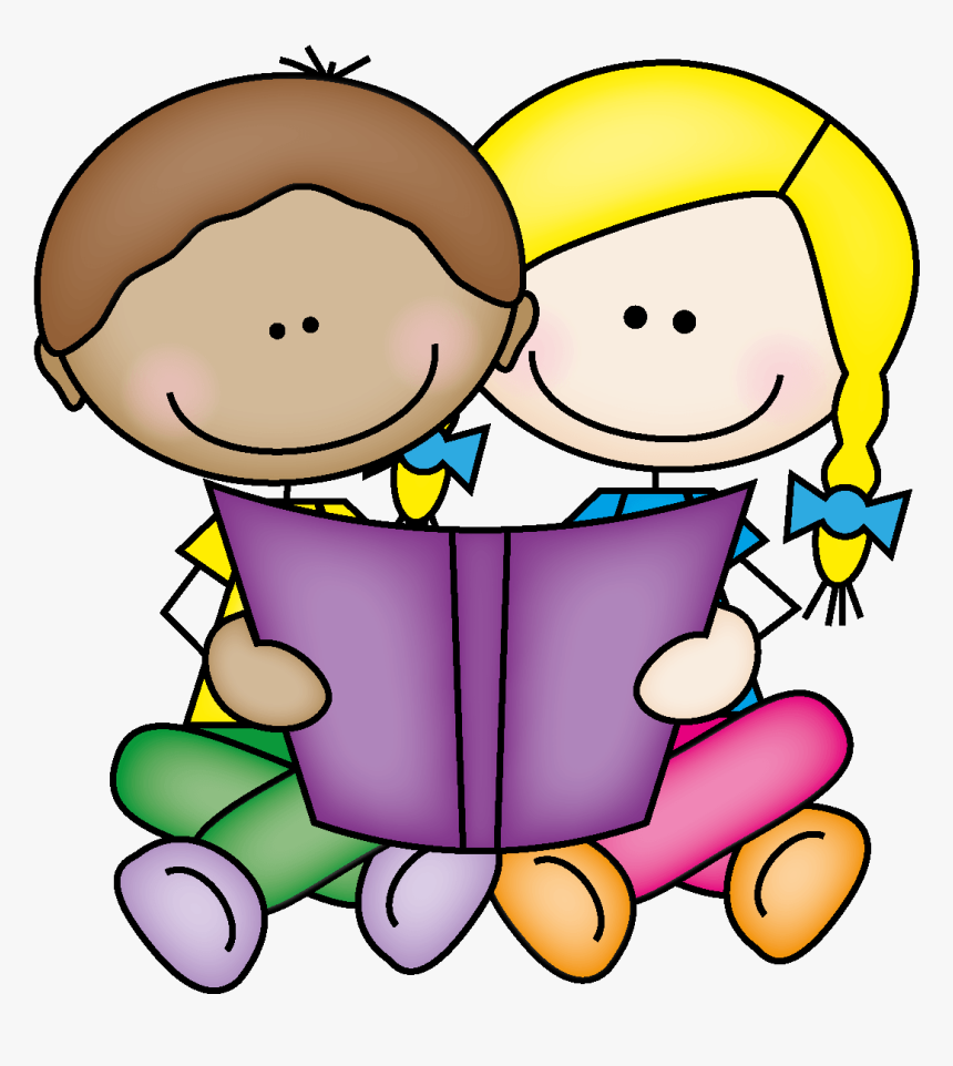 Clipart Kids Books Clipground - Elbow To Elbow Knee To Knee Clipart, HD Png Download
