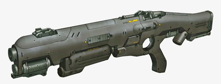 D4 Escopeta - Doom 2016 Combat Shotgun Explosive Shot, HD Png Download