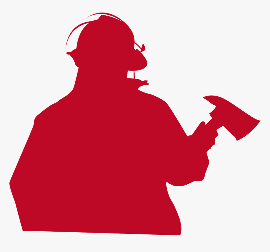 Fireman Silhouette, HD Png Download