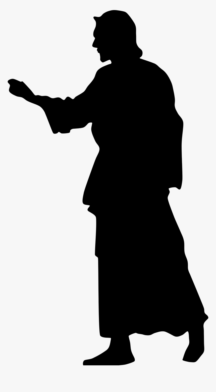At Getdrawings Com Free - Jesus Silhouette Clipart, HD Png Download
