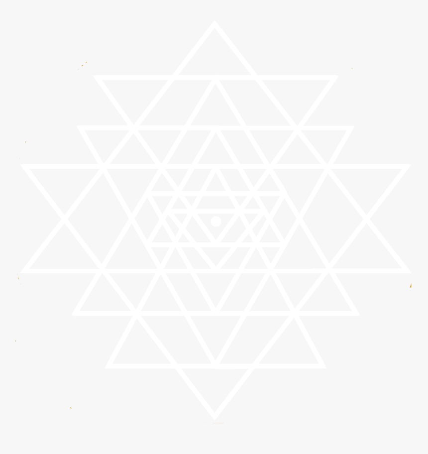 Sri Yantra Black And White, HD Png Download