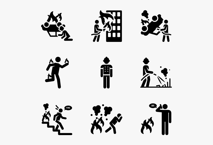 Fire Department - Silhouette, HD Png Download