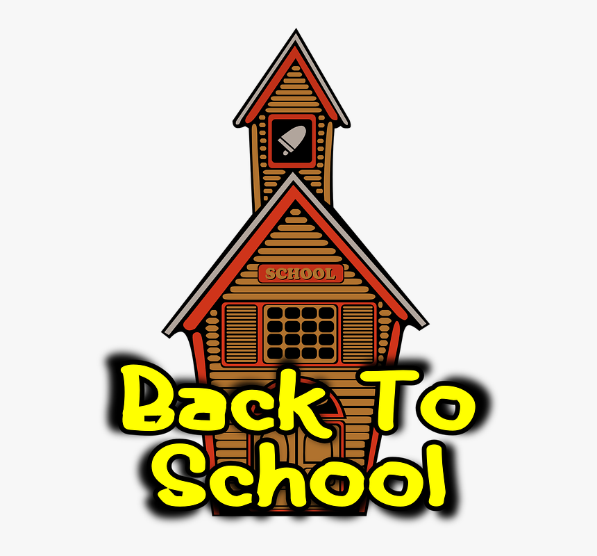 Back To School House Clipart, HD Png Download