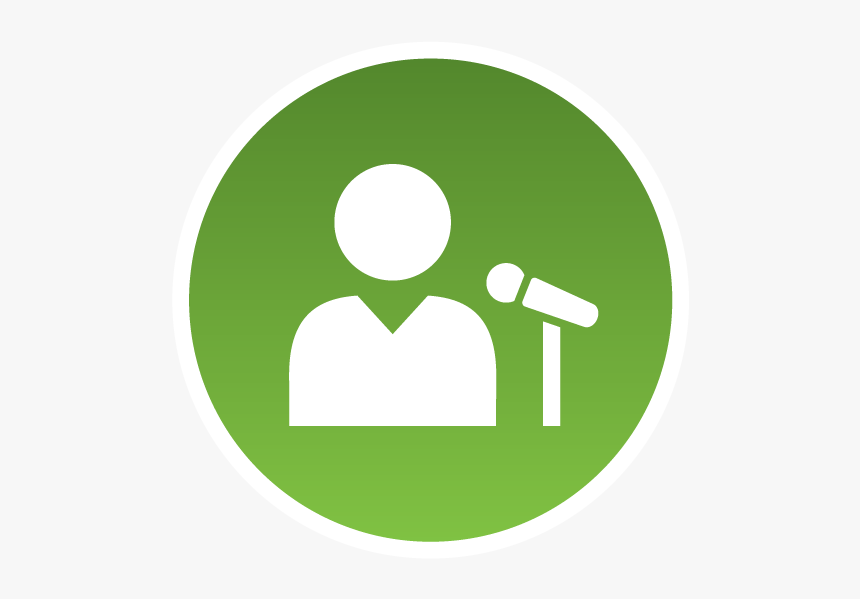 Conference Speaker Icon, HD Png Download
