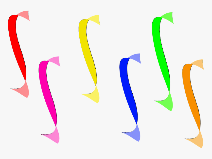 Serpentinas Alargado - Serpentins Png, Transparent Png