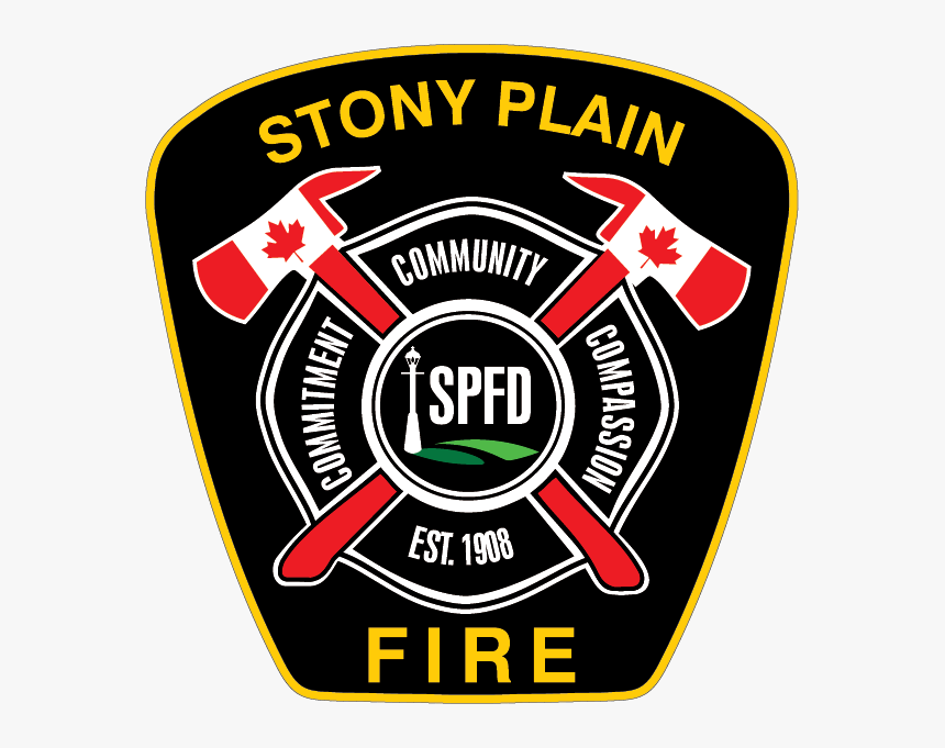 Transparent Firefighter Silhouette Png - Stony Plain Fire Department, Png Download