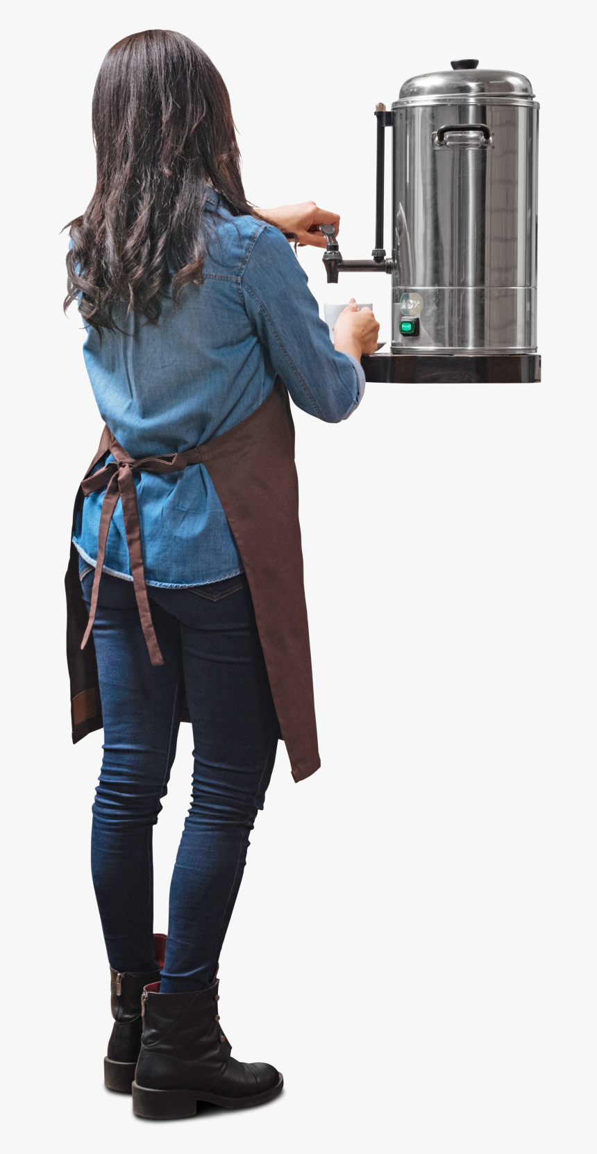 Coffee Person Png, Transparent Png