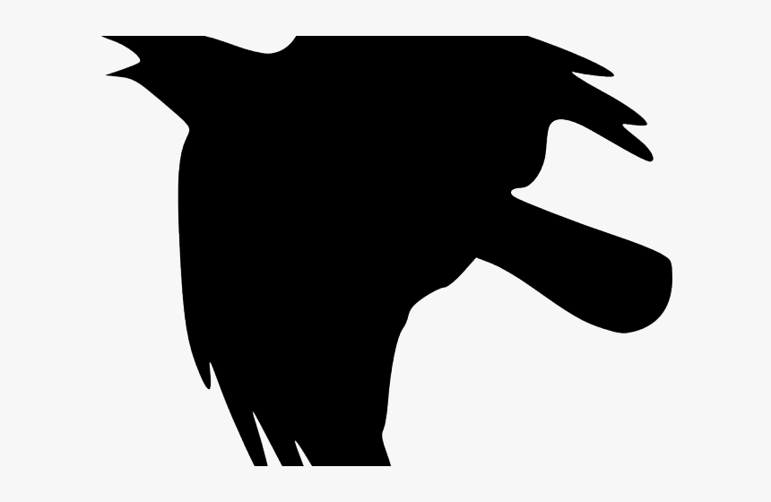 Crow Clipart Game Throne - Crow Flying Clip Art, HD Png Download