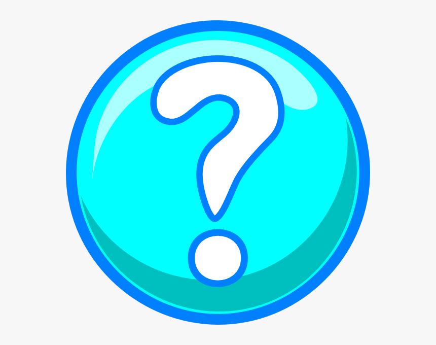 Blue Question Mark Clipart Moving Question Mark Clip Art, HD Png