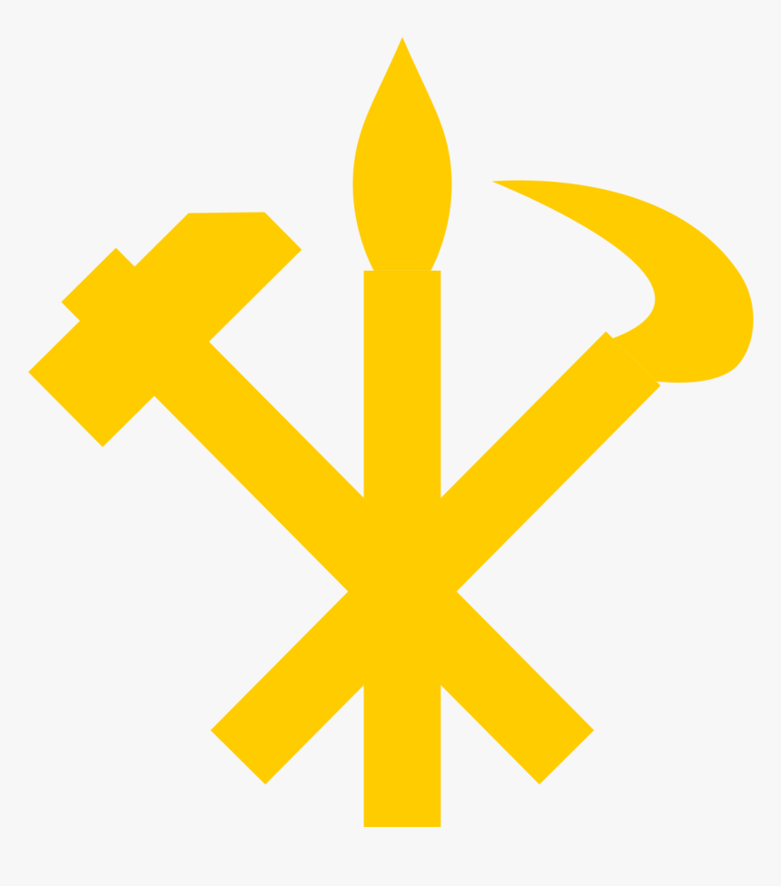 Korean Workers Party Flag, HD Png Download