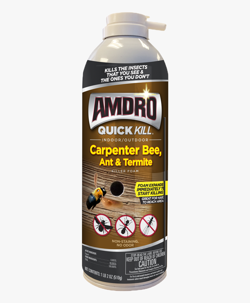 Amdro Quick Kill Carpenter Bee Ant Termite Foam Killer - Amdro Quick Kill Carpenter Bee, HD Png Download
