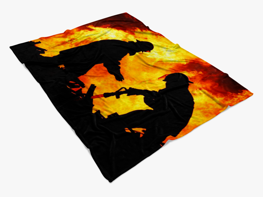Putting Out The Fire Firefighter Blankets - Creative Arts, HD Png Download