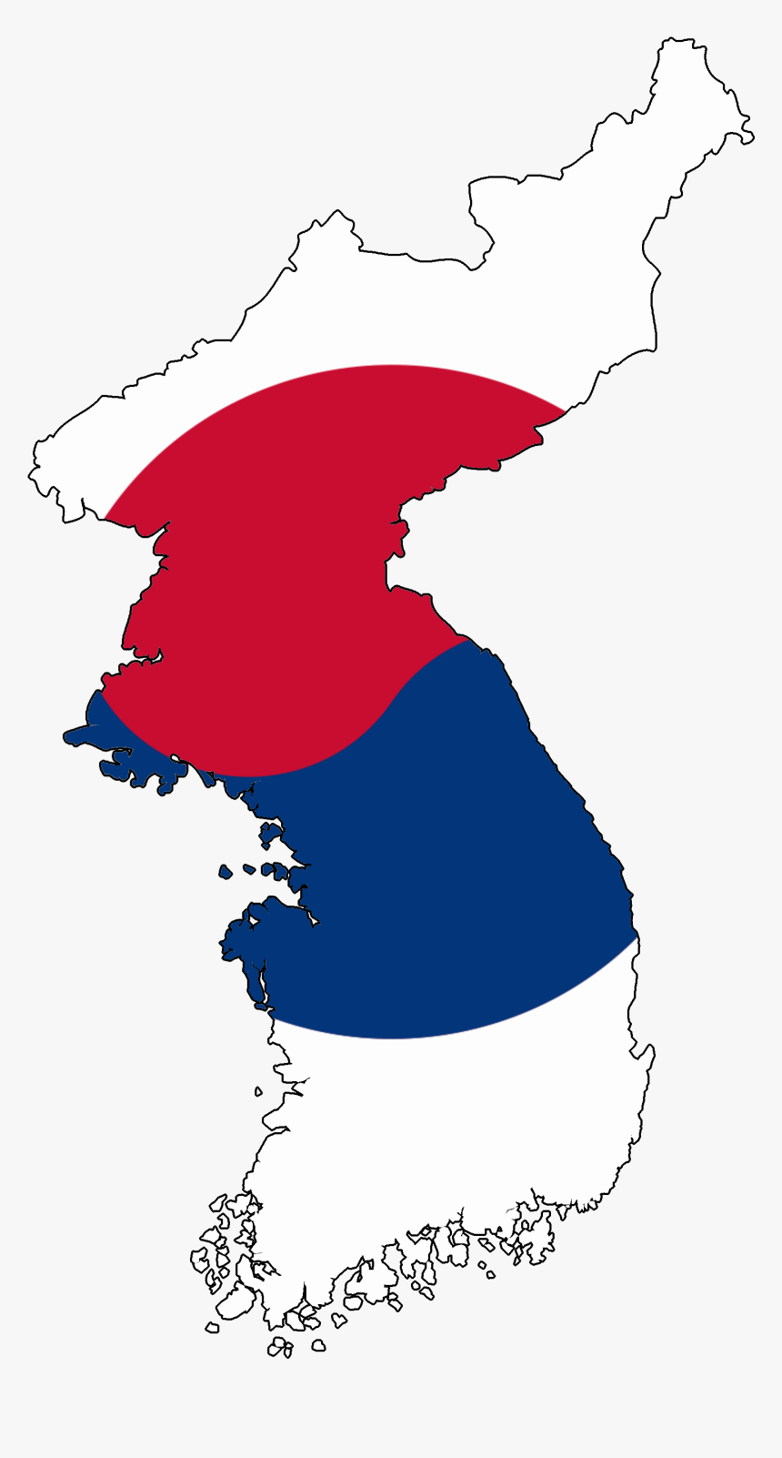 Korean Flag Tattoos Korean Flag, South Korea - Korean Empire Flag Map, HD Png Download