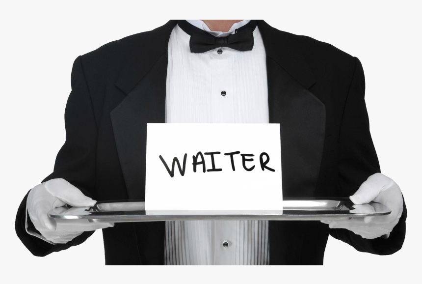 Waiter Png - Free Lunch, Transparent Png