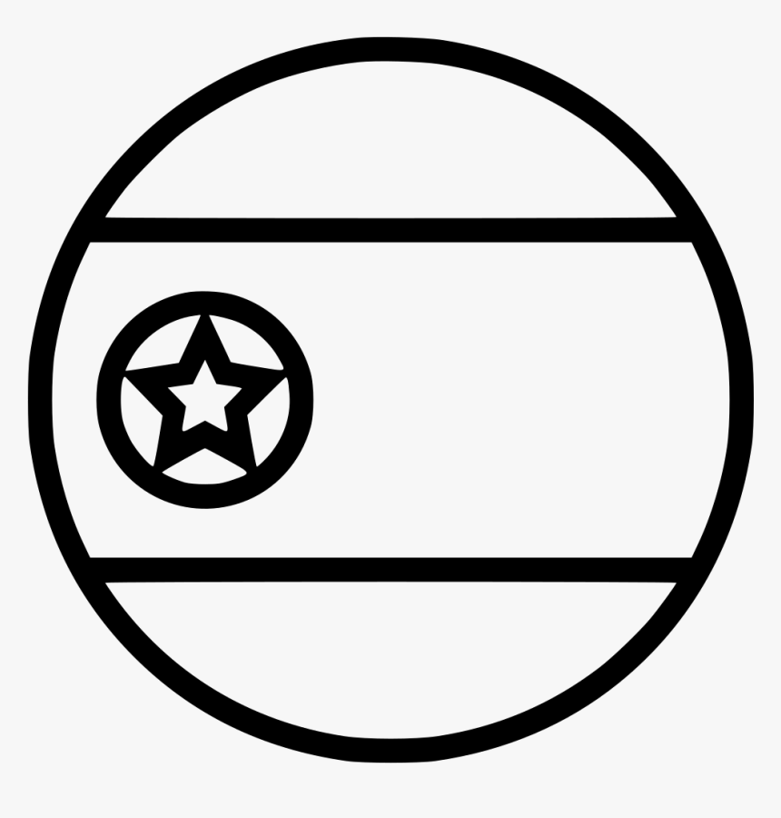 North Korea Flag - Web Symbol, HD Png Download