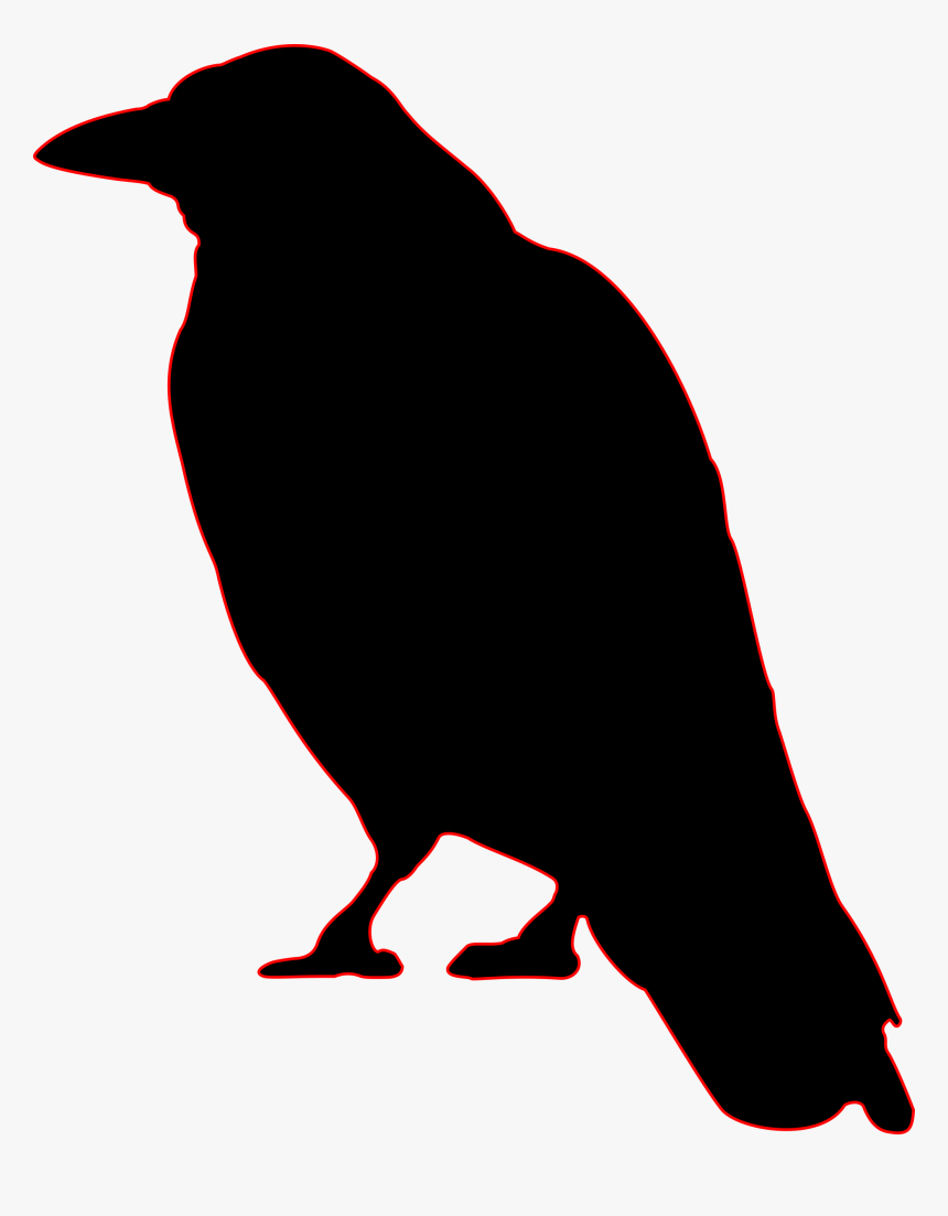 Crow Clip Arts - Crow Silhouette, HD Png Download