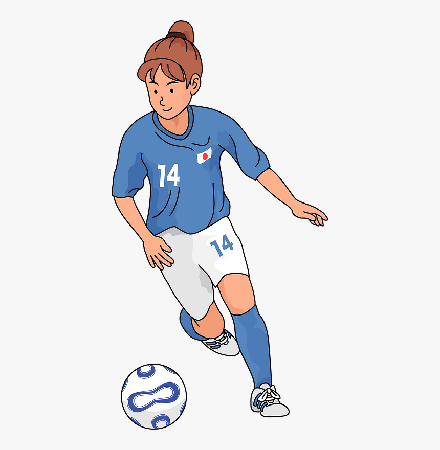 Female Soccer Player Sports Clipart, HD Png Download , Transparent Png ...