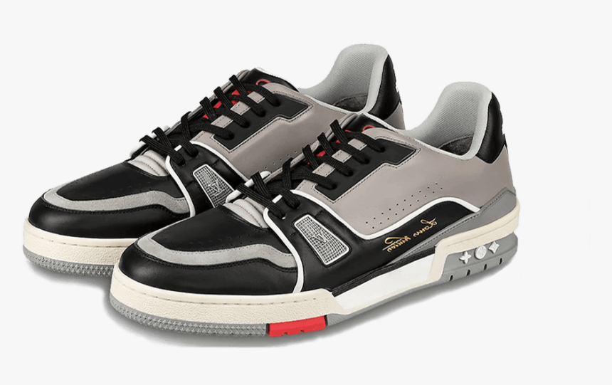 lv trainer sneaker transparent