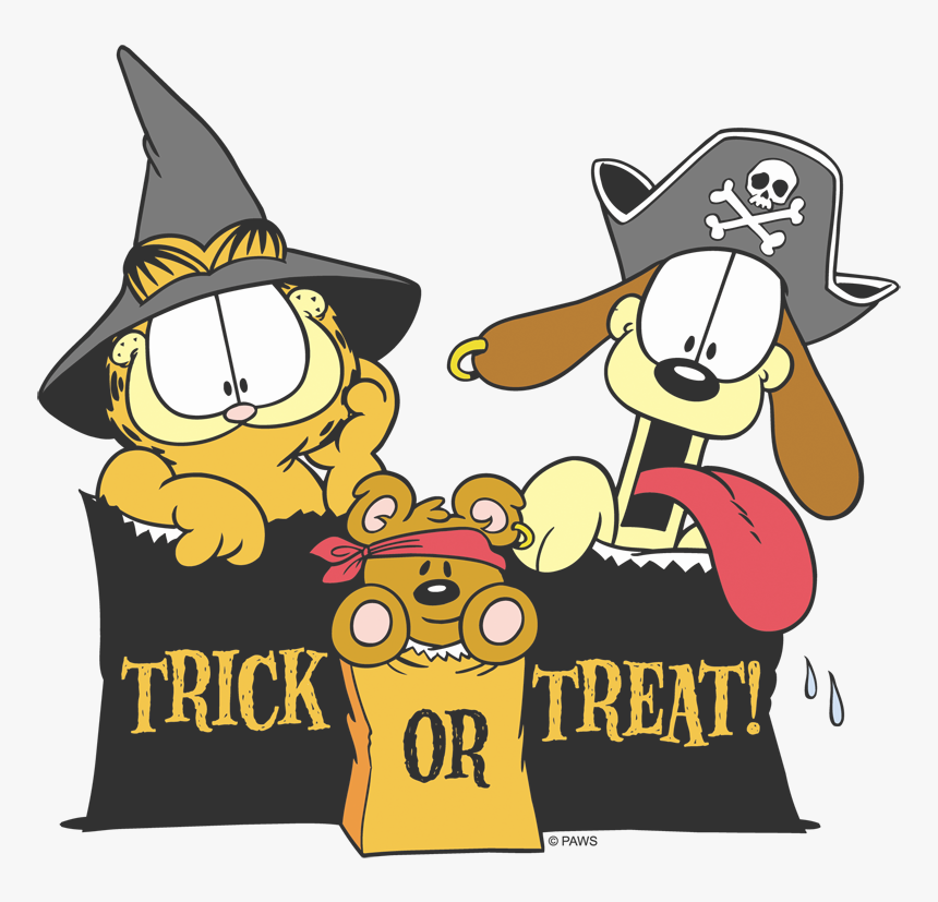 Garfield Trick Or Treat Baby Bodysuit, HD Png Download