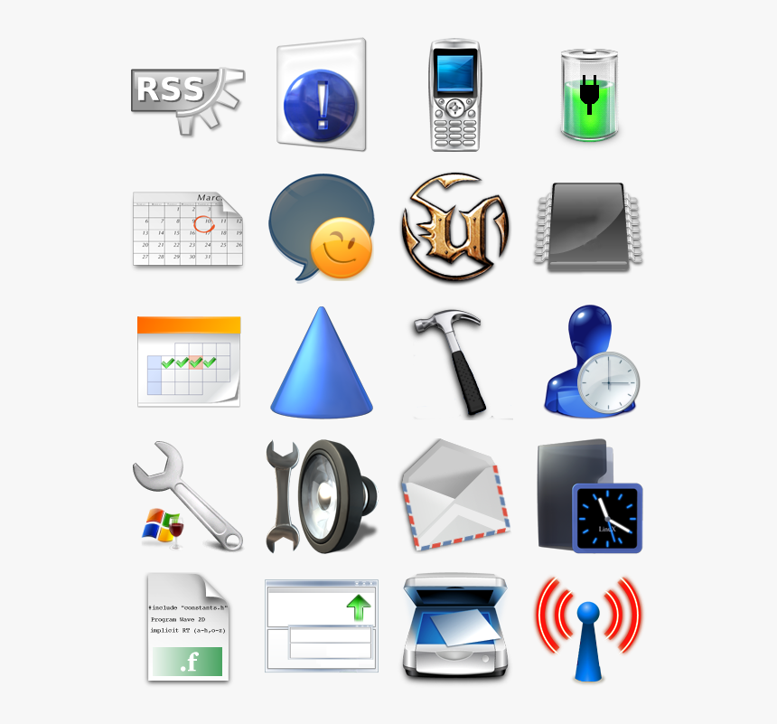 Dark Glass Icon Pack By Alessandro Rei, HD Png Download , Transparent ...