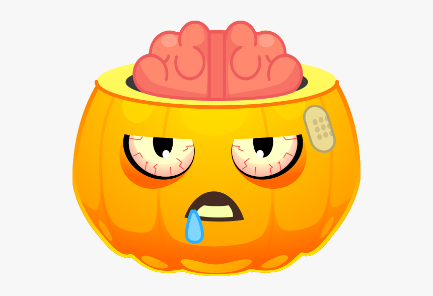 Halloween Pumpkins Emoji Messages Sticker0, HD Png Download