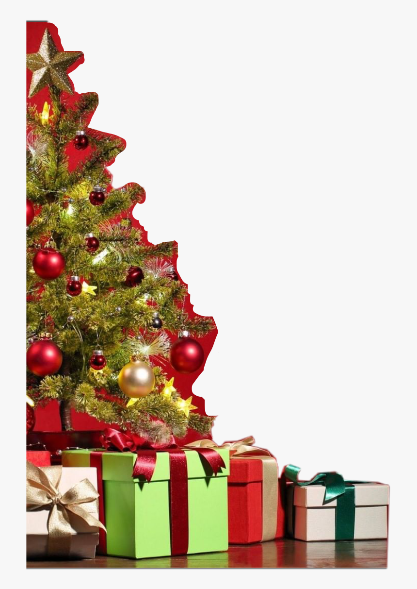 #christmas #tree #presents #gifts #freetoedit, HD Png Download ...