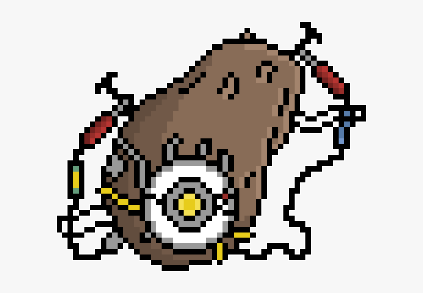 Glados Potato Pixel Art , Png Download, Transparent Png