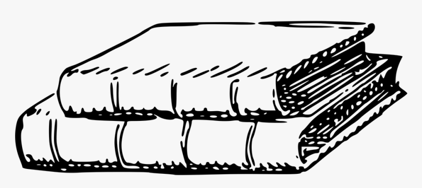 Drawing Books Black And White - Black And White Textbook, HD Png Download