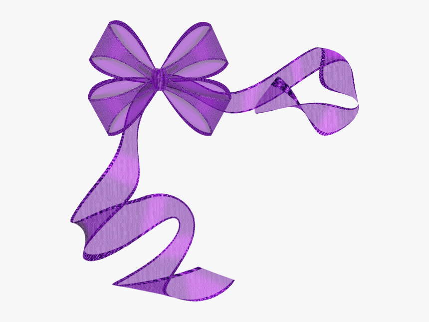 Purple Ribbon Png File - Purple Ribbon Png, Transparent Png